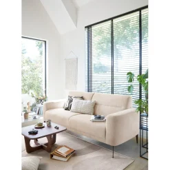 Profijt Meubel 2 zitsbank Heria beige basic comfort