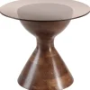 Profijt Meubel Bijzettafel Aboni mangohout 57 cm rond