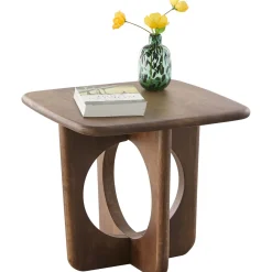 Profijt Meubel Bijzettafel Aseri mangohout 50 cm vierkant