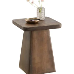 Profijt Meubel Bijzettafel Barru mangohout 40 cm vierkant