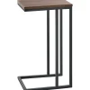 Profijt Meubel Bijzettafel Budrio donkerbruin 31x41 cm rechthoekig