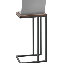 Profijt Meubel Bijzettafel Budrio donkerbruin 31x41 cm rechthoekig