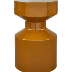 Profijt Meubel Bijzettafel Buso geel 30 cm rond