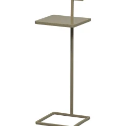 Profijt Meubel Bijzettafel Drenia beige 22 cm vierkant