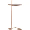 Profijt Meubel Bijzettafel Drenia roze 22 cm vierkant