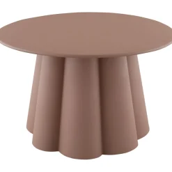 Profijt Meubel Bijzettafel Easdale 63 cm rond donkerbeige