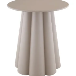 Profijt Meubel Bijzettafel Easdale 43x49 cm rond beige