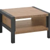 Profijt Meubel Bijzettafel Mantera donkerbruin 67 cm vierkant