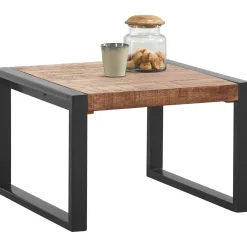 Profijt Meubel Bijzettafel Newhaven mangohout 60 cm vierkant