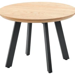 Profijt Meubel Bijzettafel Widnes eikenhout 50 cm rond