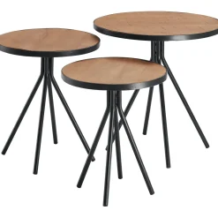Profijt Meubel Bijzettafelset Chiva bruin