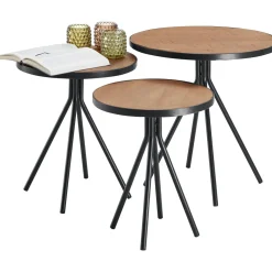 Profijt Meubel Bijzettafelset Chiva bruin