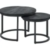Profijt Meubel Bijzettafelset Foxford black