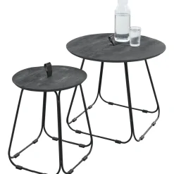 Profijt Meubel Bijzettafelset Monroy 55 en 35 cm rond