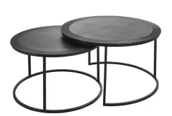Profijt Meubel Bijzettafelset Salento black antique