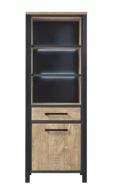 Profijt Meubel Boekenkast Mendiga (linksdraaiend) met verlichting