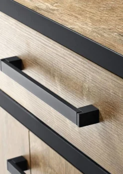 Profijt Meubel Boekenkast Mendiga (linksdraaiend) met verlichting