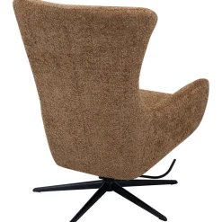 Profijt Meubel Draaifauteuil Alora met kantalfunctie bouclé bruin