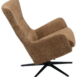Profijt Meubel Draaifauteuil Alora met kantalfunctie bouclé bruin