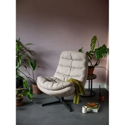Profijt Meubel Draaifauteuil Baray grijs
