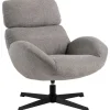 Profijt Meubel Draaifauteuil Bolands grijs