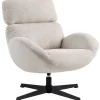 Profijt Meubel Draaifauteuil Bolands lichtgrijs