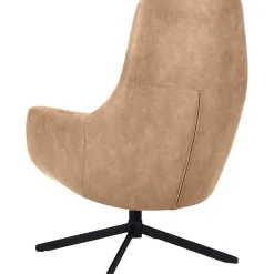 Profijt Meubel Draaifauteuil Kenmare microleder lichtbruin