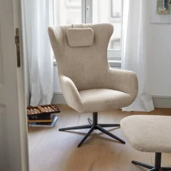 Profijt Meubel Draaifauteuil Renville beige