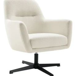 Profijt Meubel Draaifauteuil Tarkio bouclé wit