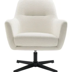 Profijt Meubel Draaifauteuil Tarkio bouclé wit