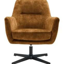 Profijt Meubel Draaifauteuil Tarkio velvet cognac