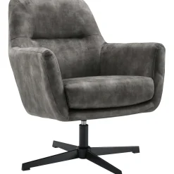 Profijt Meubel Draaifauteuil Tarkio velvet antraciet