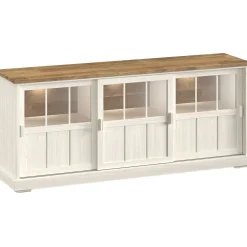 Profijt Meubel Dressoir Eldora 209 cm met 3 schuifdeuren en verlichting