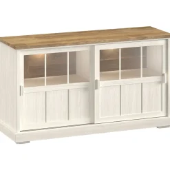 Profijt Meubel Dressoir Eldora 143 cm met 2 schuifdeuren en verlichting