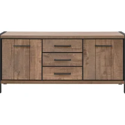 Profijt Meubel Dressoir Mantera 80x180x48 cm donkerbruin