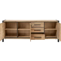Profijt Meubel Dressoir Mantera 80x236x48 cm lichtbruin