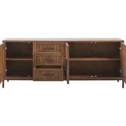Profijt Meubel Dressoir Maverna mangohout 77x202x42 cm