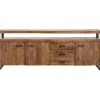 Profijt Meubel Dressoir Newhaven mangohout 80x210x43 cm