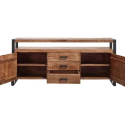 Profijt Meubel Dressoir Newhaven mangohout 80x180x43 cm