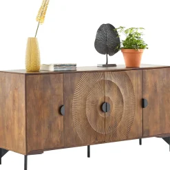 Profijt Meubel Dressoir Nocona mangohout 85x180x41 cm