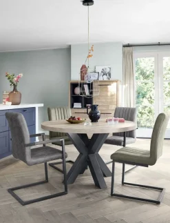 Profijt Meubel Eetkamerbank Pareda 130 cm groen