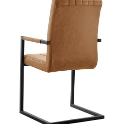 Profijt Meubel Eetkamerstoel met armleuning Pareda cognac