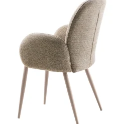 Profijt Meubel Eetkamerstoel Ranlo met armleuning taupe