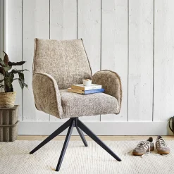 Profijt Meubel Eetkamerstoel Troi draaibaar taupe