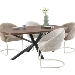 Profijt Meubel Eettafel Caltana 160x90 cm Deens ovaal