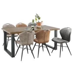 Profijt Meubel Eettafel Indusy-Cale mangohout 190x95 cm rechthoekig