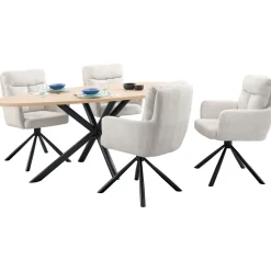Profijt Meubel Eettafel Levado 200x100 cm organisch