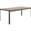 Profijt Meubel Eettafel Mantera 220x100 cm rechthoekig donkerbruin
