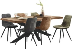 Profijt Meubel Eettafel Newhaven mangohout 240x100 cm rechthoekig