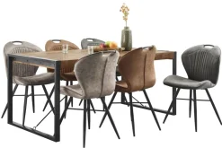 Profijt Meubel Eettafel Newhaven U-poot 140x80 cm rechthoekig